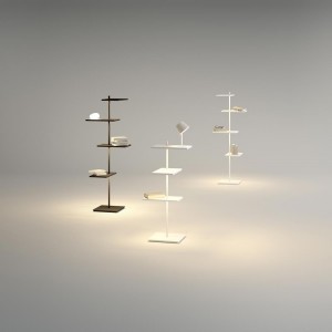 Lámpara de pie Suite de Vibia. Lámparas modernas ideales para salones.
