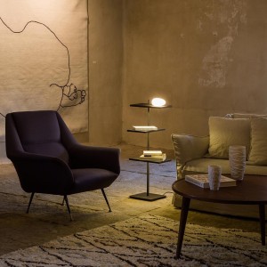 Lámpara de pie Suite de Vibia. Lámparas modernas ideales para salones.