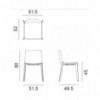 Silla Catifa 46 Patas Madera de Arper. Mobiliario para hogar y contract.