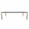 Mesa Mirage Cristal de Bontempi. Mesa de diseño italiano para comedor.