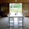 Silla Catifa 46 polipropileno patín Arper. Silla moderna para contract.