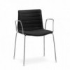 Silla Catifa 46 tapizada patas Arper. Diseño moderno para contract.