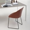 Silla Cila polipropileno patín Arper. Diseño moderno para interiores.