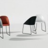 Silla Cila polipropileno patín Arper. Diseño moderno para interiores.