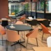 Silla Cila cojín patín Arper. Diseño moderno para interiores.