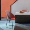 Silla Cila cojín patín Arper. Diseño moderno para interiores.