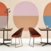 Silla Cila cojín patín Arper. Diseño moderno para interiores.