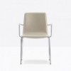 Sillón Inga 5664 de Pedrali. Sillones de diseño. Sillas tapizadas con brazos.