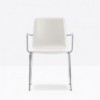 Sillón Inga 5664 de Pedrali. Sillones de diseño. Sillas tapizadas con brazos.