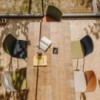 Silla Mixu polipropileno tapizado Arper. Sillas modernas de diseño.