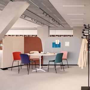 Silla Mixu polipropileno tapizado Arper. Sillas modernas de diseño.
