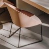 Silla Cila cojín patín Arper. Diseño moderno para interiores.