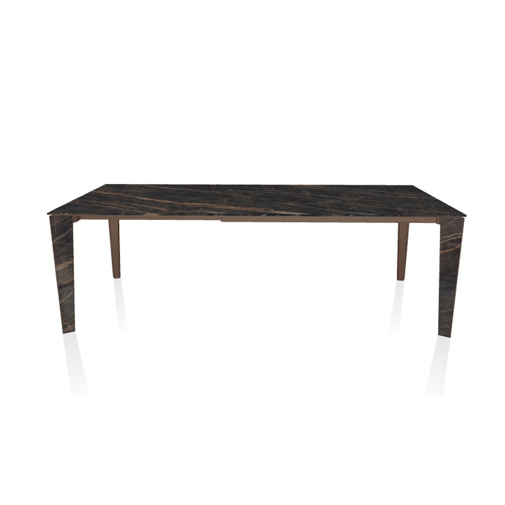 Mesa Senso Extensible Cerámica o Mármol de Bontempi. Mesas de diseño italiano.