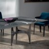 Mesa Universe Rectangular Madera/Mármol de Bontempi. Mesas de comedor de diseño.