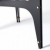 Mesa Universe Rectangular Cristal de Bontempi.  Mesas de comedor de diseño.