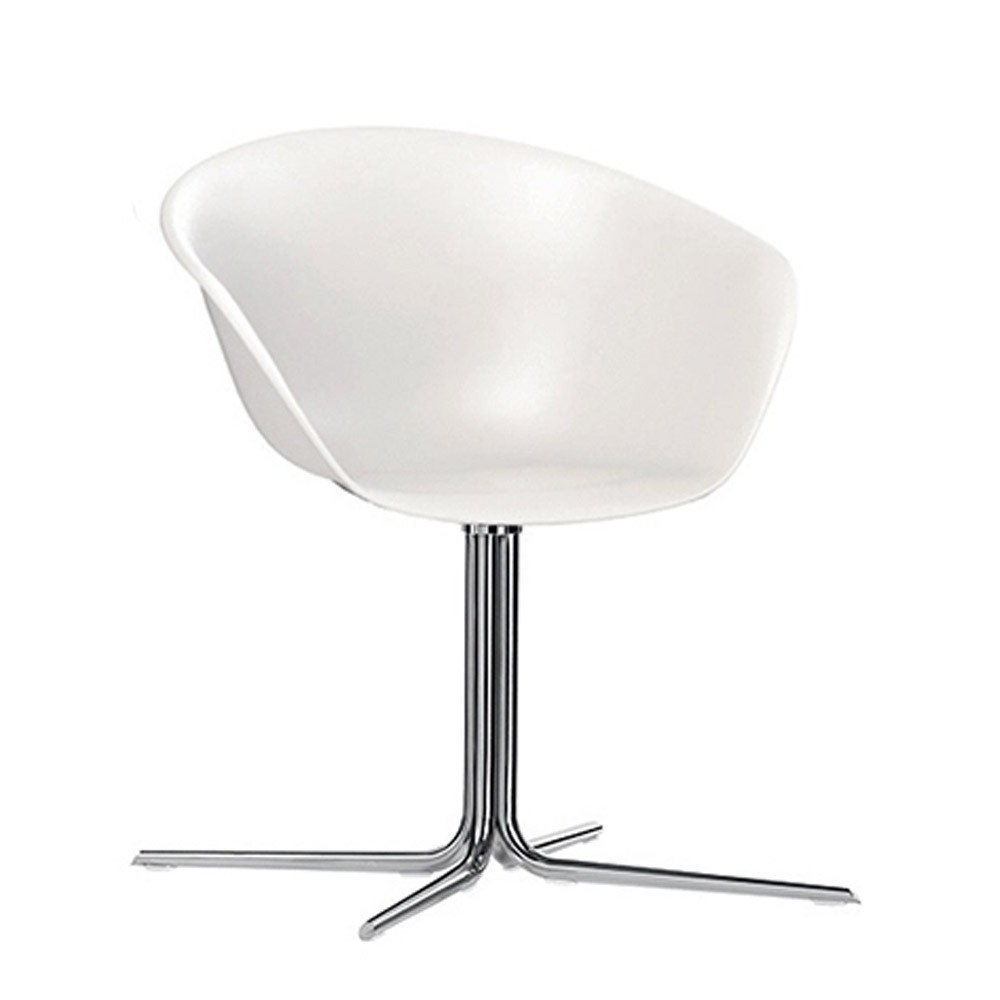 Silla Duna 02 central giratoria Arper. Sillas de diseño para interiores.