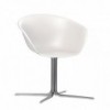 Silla Duna 02 central giratoria Arper. Sillas de diseño para interiores.