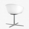 Silla Duna 02 central giratoria Arper. Sillas de diseño para interiores.