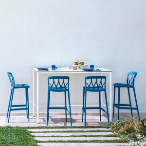 Mesa Moon Alta Outoor de Bontempi. Catálogo de mesas de diseño italiano.