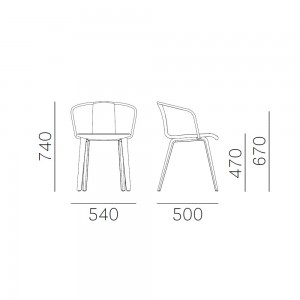 Sillón Jamaica 2916 de Pedrali. Sillones de diseño italiano. Sillones tapizados.