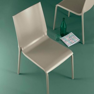 Silla Eva Outdoor de Bontempi. Sillas de exteriror de diseño italiano.