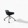 Silla Duna 02 ruedas Arper. Diseño moderno para hogar y contract.