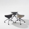 Silla Duna 02 ruedas Arper. Diseño moderno para hogar y contract.