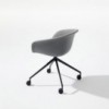 Silla Duna 02 ruedas Arper. Diseño moderno para hogar y contract.