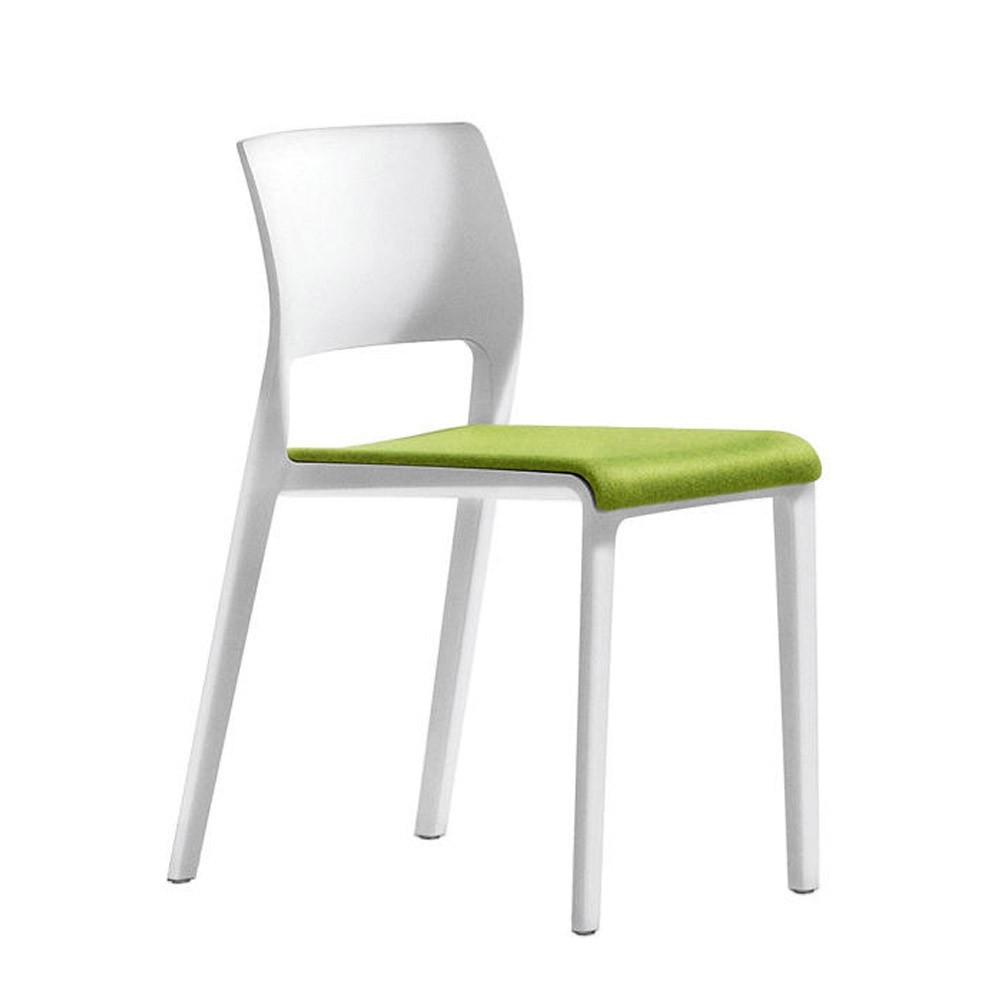 Silla Juno 02 polipropileno cojín Arper. Sillas para interiores modernas.