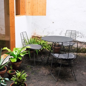 Silla Leaf Arper. Sillas modernas de exterior ideal para jardines o terrazas.
