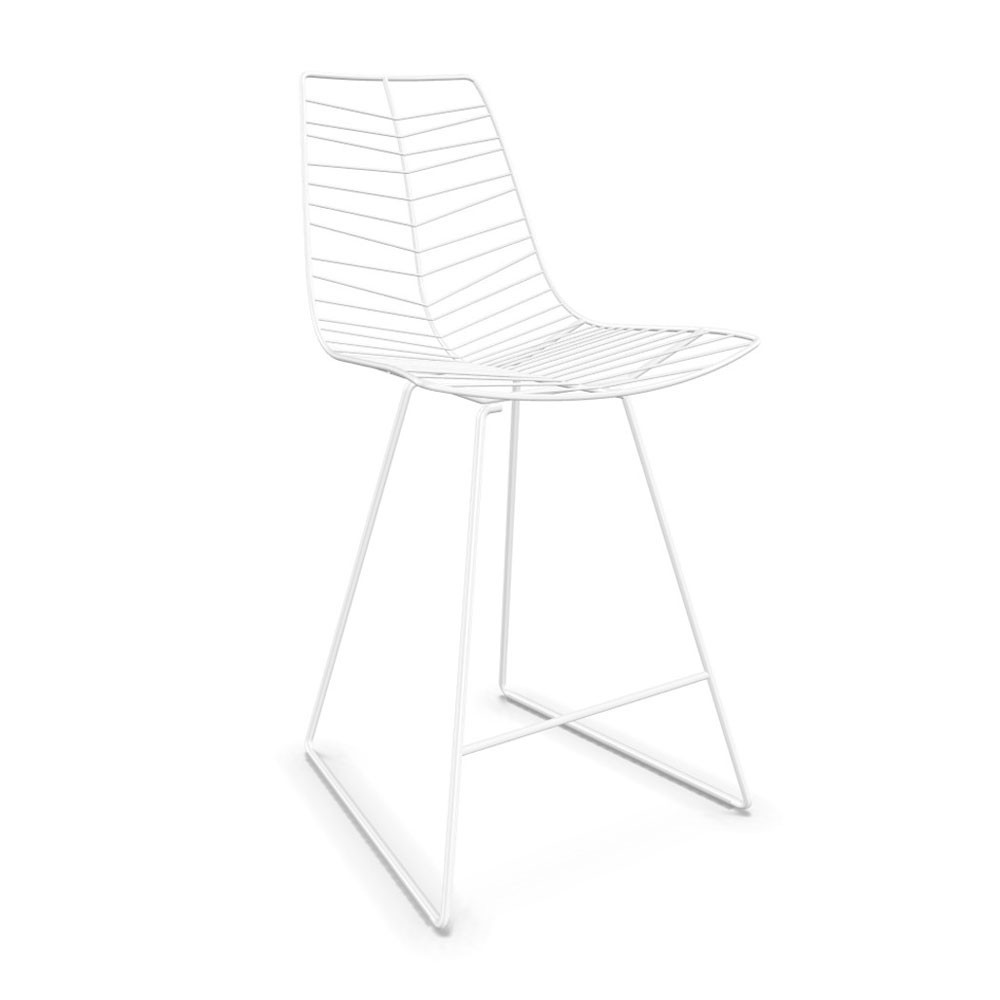Taburete Leaf de Arper. Muebles de diseño. Taburetes modernos para exterior.