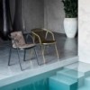 Silla Ines Outdoor de Bontempi. Sillas de diseño para terrazas y jardines.