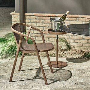Silla Ines Outdoor de Bontempi. Sillas de diseño para terrazas y jardines.