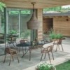 Silla Ines Outdoor de Bontempi. Sillas de diseño para terrazas y jardines.