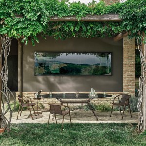 Silla Ines Outdoor de Bontempi. Sillas de diseño para terrazas y jardines.