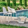 Silla Mood Outdoor de Bontempi. Sillas de diseño para patios y jardines.