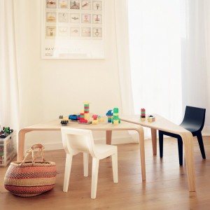 Mesa Centro Ply Arper. Mesas auxiliares de centro o café para salones.