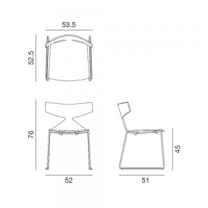 Silla Saya Acero Arper. Silla de diseño ideal para el hogar y contract