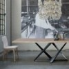 Silla Alfa Cojín de Bontempi. Sillas para comedor de diseño italiano.