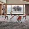 Silla Chantal Madera de Bontempi. Sillas contemporáneas de diseño italiano.