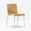 Silla Kuadra XL 2481/2491 de Pedrali.  Sillas de diseño. Sillas tapizadas.