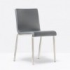 Silla Kuadra XL 2481/2491 de Pedrali.  Sillas de diseño. Sillas tapizadas.