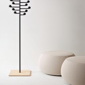 Puff Pix de Arper. Muebles modernos de diseño. Puff para salón tapizado.