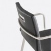 Sillón Kuadra XL 2482/2492 de Pedrali.  Sillas de diseño. Sillas tapizadas.