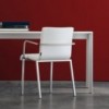 Sillón Kuadra XL 2482/2492 de Pedrali.  Sillas de diseño. Sillas tapizadas.