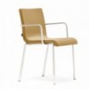Sillón Kuadra XL 2482/2492 de Pedrali.  Sillas de diseño. Sillas tapizadas.