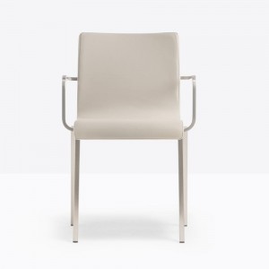 Sillón Kuadra XL 2482/2492 de Pedrali.  Sillas de diseño. Sillas tapizadas.