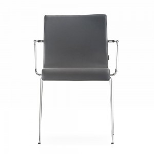 Sillón Kuadra XL 2484/2494 de Pedrali. Sillas de diseño. Sillas tapizada en tela.