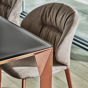 Silla Drop Acero de Bontempi.  Sillas y butacas contemporáneas de diseño italiano.
