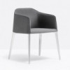 Sillón Laja 885 de Pedrali. Sillas de diseño. Sillas tapizadas modernas.
